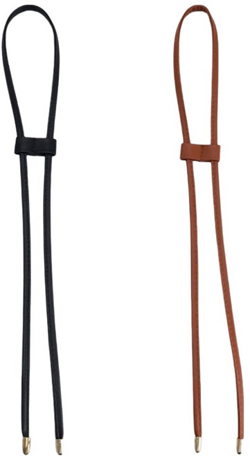 코히모 가방 리폼 DIY 복조리끈 버킷백 조임끈 2종 세트 5W0589, 블랙 + 브라운, 1세트