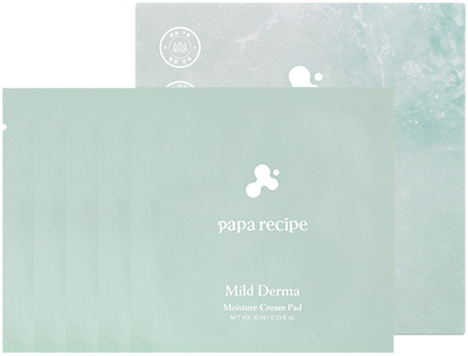 papa recipe 溫和肌膚保濕霜棉片 10ml, 1個, 5件