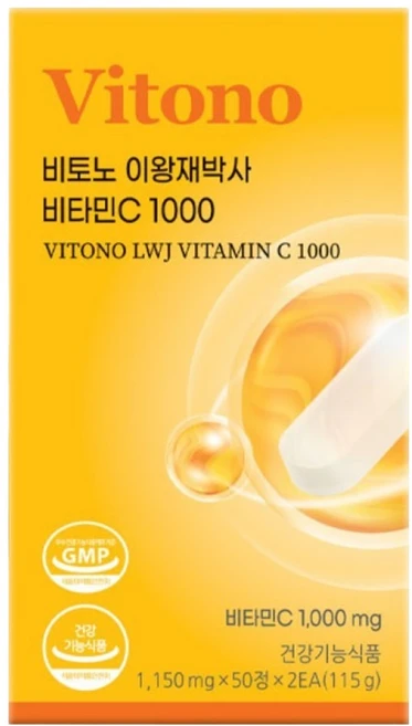 비토노 이왕재박사 비타민C 1000mg 캡슐 115g, 100정, 1개 - 쿠팡
