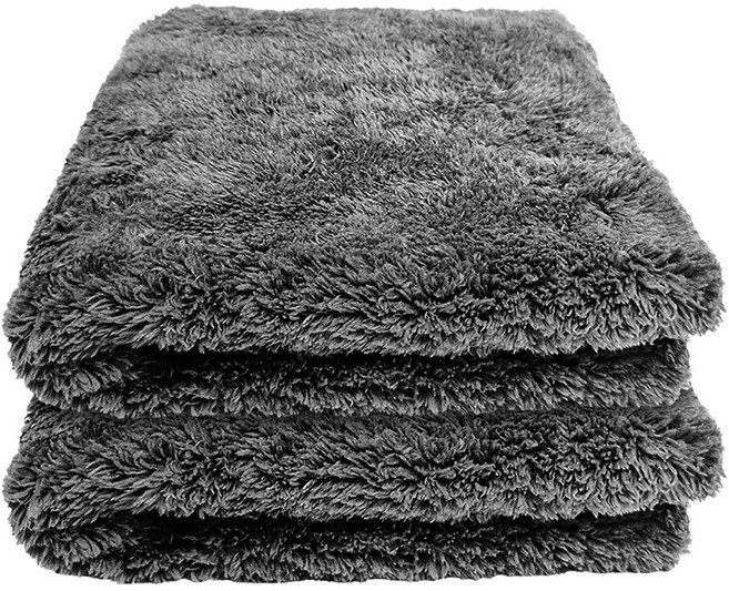 월드크린 폴리쉬 버핑 타월 30 x 30 cm, 그레이, 2개