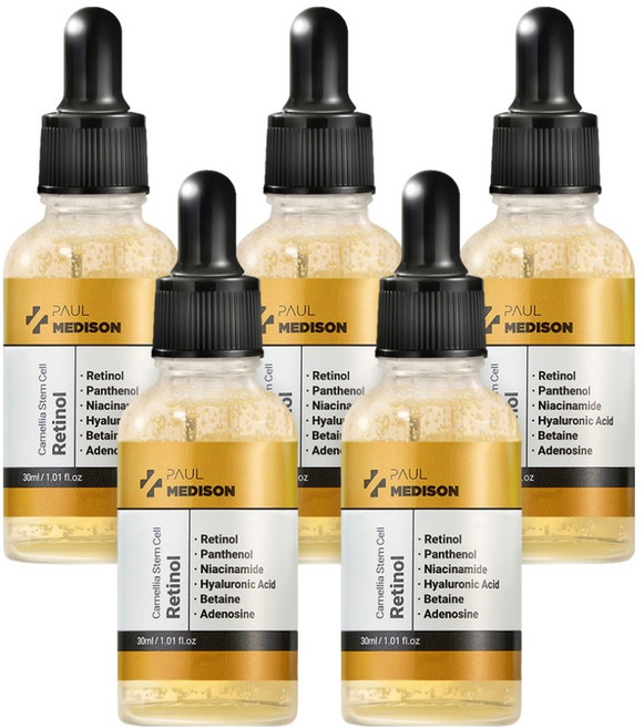 PAUL MEDISON 山茶花幹細胞視黃醇安瓶, 30ml, 5個
