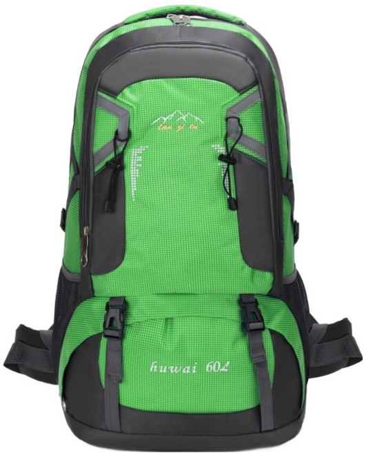 아메리칸로드 남성용 대용량 아웃도어 등산 백팩 60LHR2346, 그린