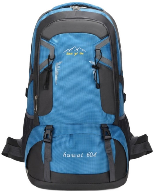 아메리칸로드 남성용 대용량 아웃도어 등산 백팩 60LHR2346, 블루