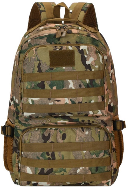 아메리칸로드 남성용 하이킹 카모패턴 등산 백팩 HR2348, 밀리터리D