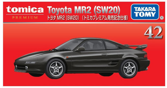 TOMICA 豐田Toyota PRM42 MR2 SW20 初回特別 汽車模型 955733, 1個