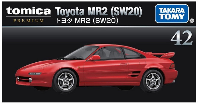 TOMICA 豐田Toyota PRM42 MR2 SW20 汽車模型 TM95572, 1個