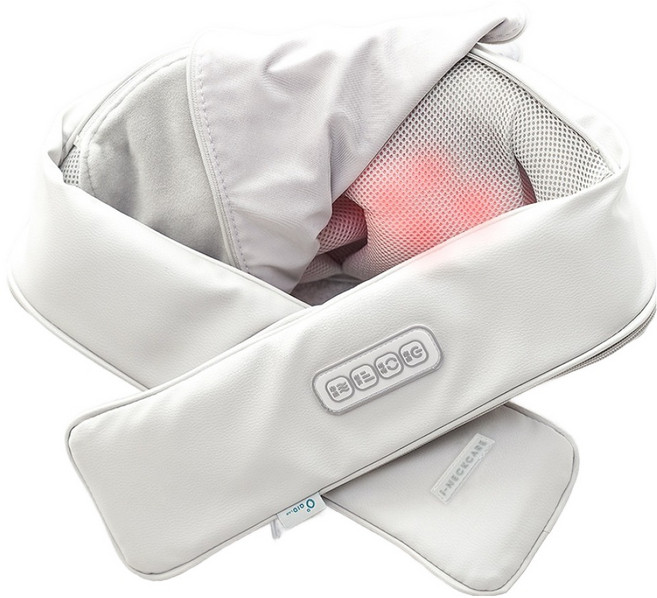 aio LAB iNeck Care 頸部 肩膀 斜方肌 腰部 溫熱按摩器, 單一商品, 象牙白