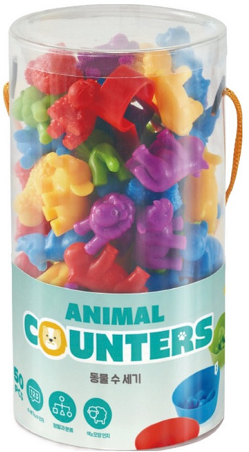 마이리틀타이거 애니멀 카운터스 타이거 동물 수세기 색깔분류놀이, 1개