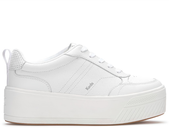 Keds 女款 SKYLER II LEATHER MIXED TEXTUREWHT 懶人鞋