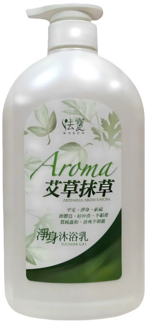 WOBOW 法寶 艾草沐浴乳, 750ml, 1個