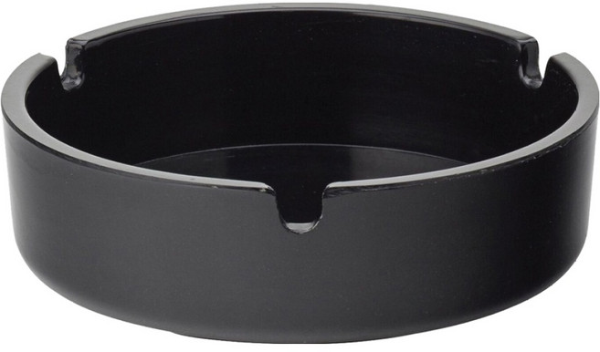 utopia 簡約菸灰缸, 1個, 黑色