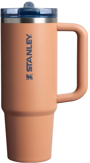 STANLEY 台灣公司貨 防漏吸管隨手杯, 880ml, 暮日棕, 1個