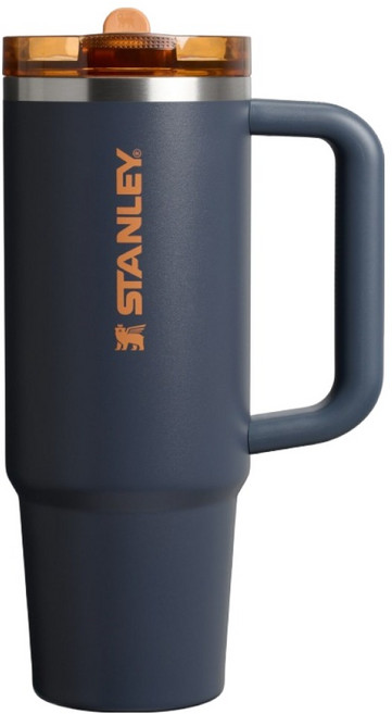 STANLEY 台灣公司貨 防漏吸管隨手杯, 880ml, 暮光藍, 1個