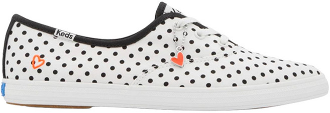 Keds 女款 POINT LOW CANVAS SMALL POLKA DOT 運動休閒鞋 WF68592