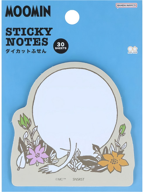 sun-star MOOMIN 嚕嚕米春天來了造型便利貼, 圓屁屁, 30張, 1個