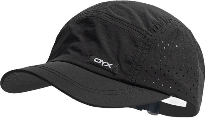 미즈카 야외 러닝 아웃도어 통기성 경량 캡모자, 블랙