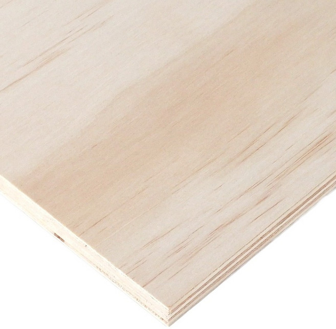 DIY 재단 목재 미송 합판 100 x 600 x 4.5 mm, 1개