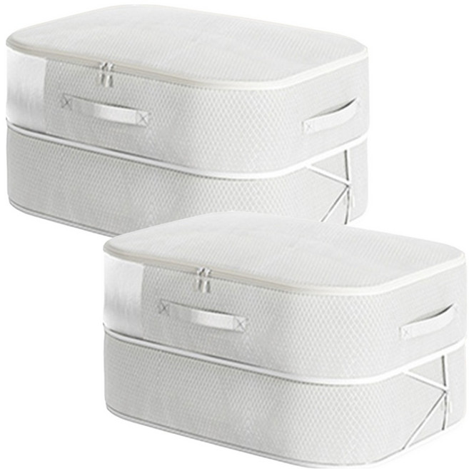 공유 투명창 제로부피 압축 파우치 부피순삭 라이트그레이, 1개입, 2개