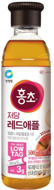 홍초 레드애플 저당, 500ml, 1개