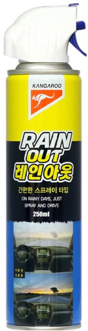 캉가루 레인아웃 자동차 유리 코팅제, 1개, 250ml
