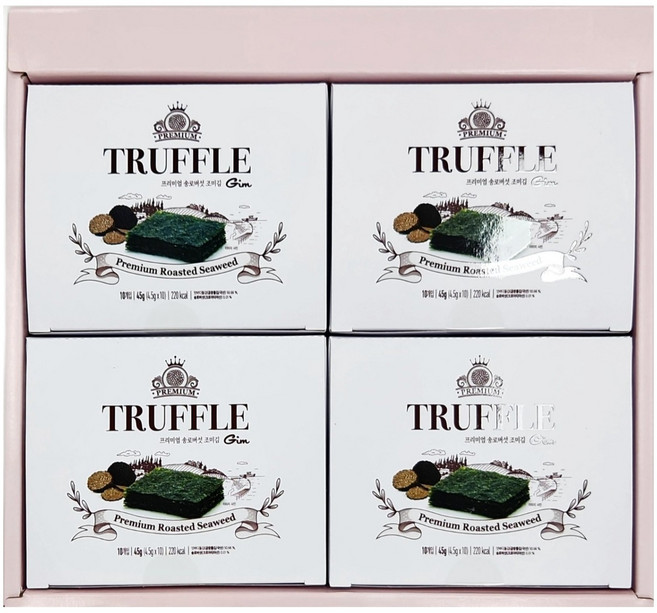 프리미엄 트러플김 10개입 x 4p 선물세트, 1세트
