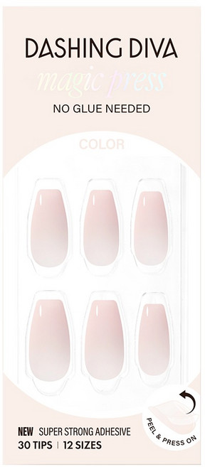 데싱디바 매직프레스 네일 코핀, 블루미(연핑크), 1세트