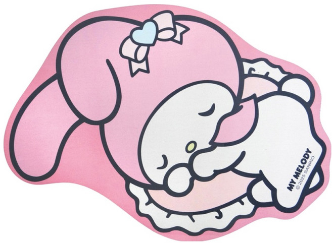 Sanrio 三麗鷗 療癒造型軟式地墊, 1個, 美樂蒂 多色