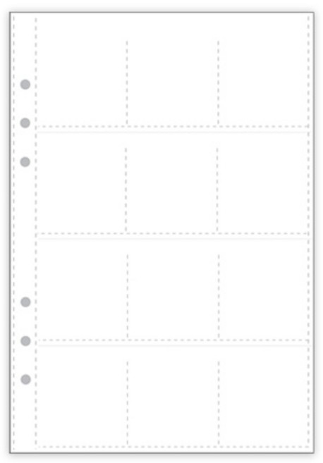 양지다이어리 더스페셜 스티커 메이트 리필 띠부실포켓 A5, 투명, 10매