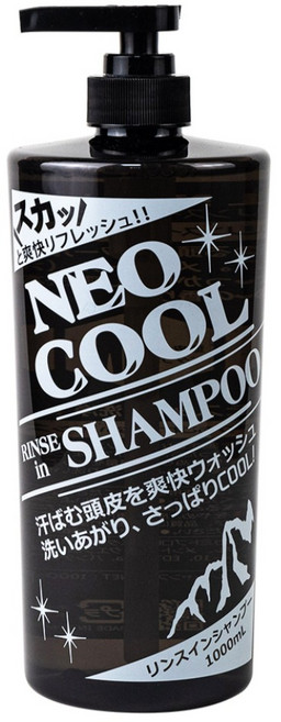 NEO COOL ICE BREEZE涼感二合一洗髮精, 1個, 1L