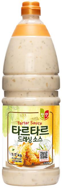 첫맛 타르타르 드레싱 소스, 1.7kg, 1개