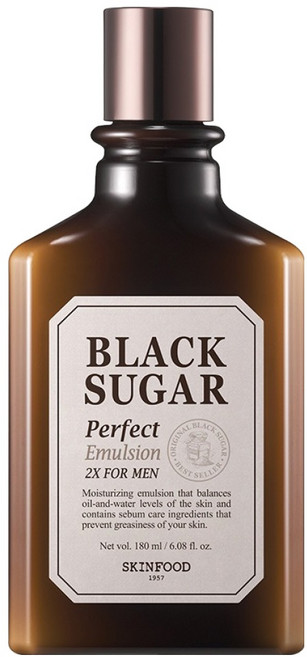 스킨푸드 블랙슈가 퍼펙트 에멀전 2X 포맨, 180ml, 1개