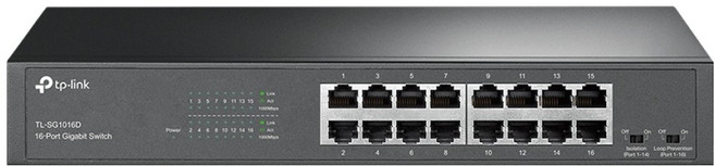 티피링크 16포트 풀 기가비트 랙마운트 스위칭 허브, 1개