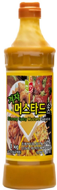 첫맛 겨자 머스타드 소스, 1kg, 1개