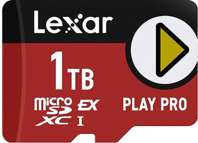 Lexar 雷克沙 MicroSD Express Play Pro PCIe NVMe 相容 Nintendo Switch 2 高速記憶卡, 1TB, 1個
