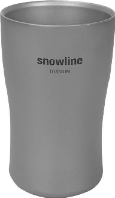 스노우라인 티타늄 더블월 맥주잔, 혼합색상, 1개