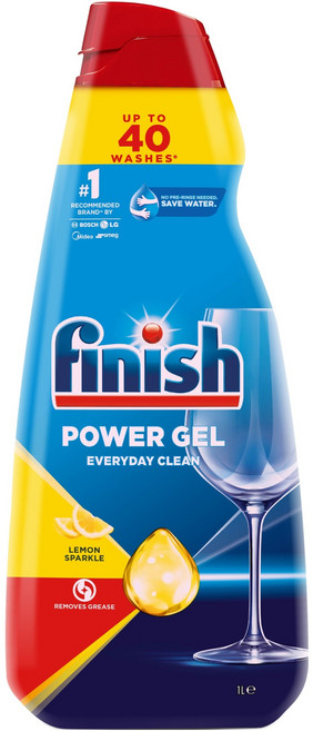 피니시 젤 레몬 세제, 1L, 1개
