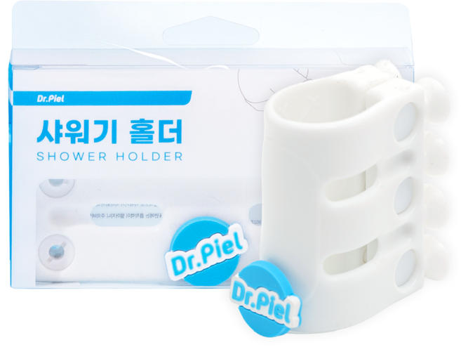 닥터피엘 문어 빨판 샤워기 홀더, 혼합색상