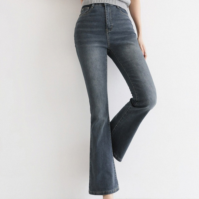 앤드스타일 여성용 숏/기본/롱 3단기장 딱맞진16탄 굿텐션 데님 스판 부츠컷 팬츠 264764