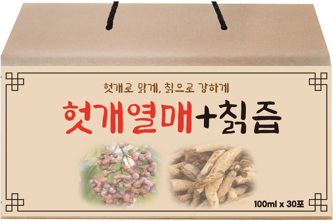 국내산 진한 헛개열매 + 칡즙 30p, 1개, 3L
