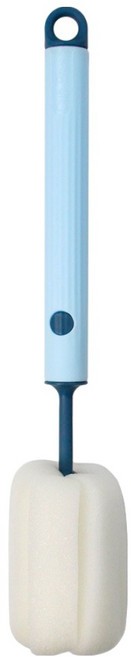 키친유 물병 청소 스펀지 브러쉬, 블루, 1개