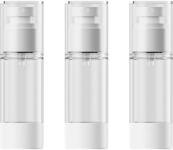 27리빙 휴대용 진공 안개 미스트 스프레이 공병 30ml, 3개, 화이트 + 투명 - 쿠팡