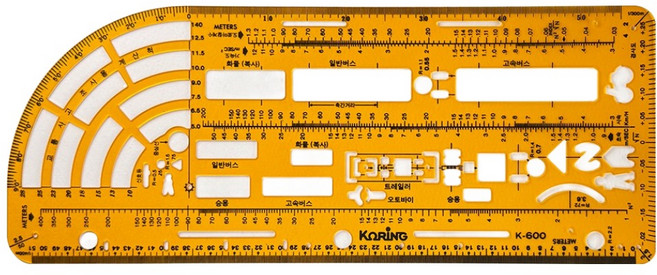 코링 템플레이트 교통사고조사용정규 K-600, 1개