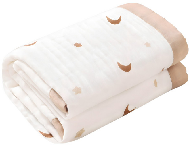 OhBabyLying 六層紗紗布毯