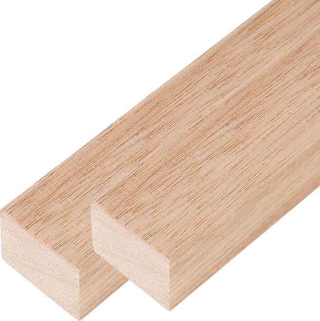 DIY 인테리어 라왕 각재 심재 40 x 30 x 1000 mm, 2개