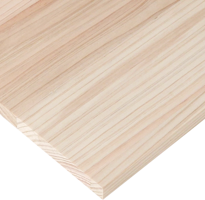 DIY 木材裁切 扁柏 檜木 集成材 500 x 600 x 12 mm, 1個