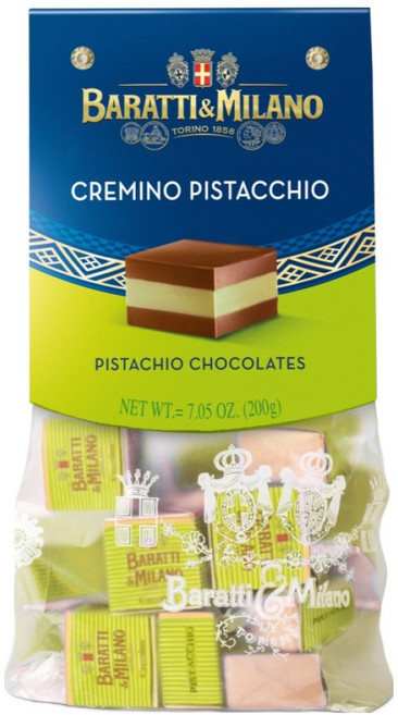 BARATTI&MILANO 開心果奶油巧克力, 200g, 1個