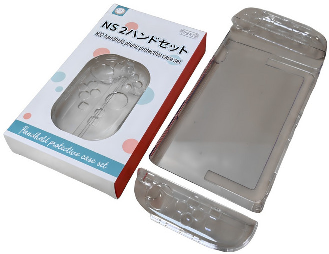 AKiTOMO 阿吉托摩 Switch2 PC五分體, 1個, 透明色, AKSW-342-1