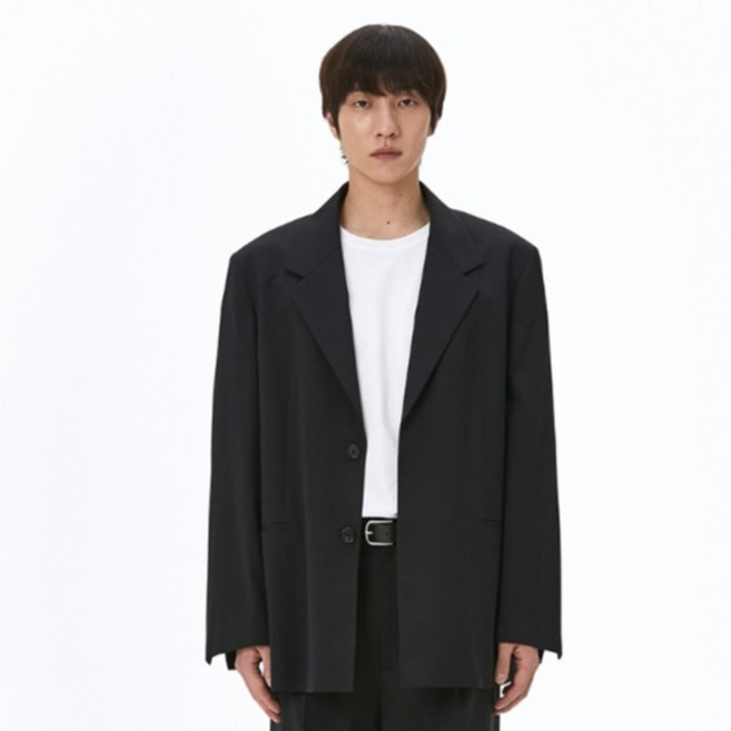 컨스트럭션 썸머울 오버핏 자켓