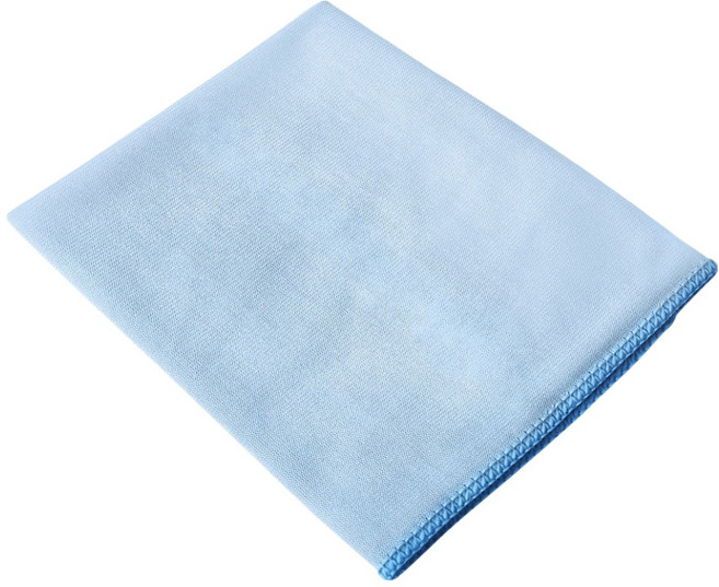 월드크린 스카이 글래스 유리 타월 40 x 40 cm, 1개, 블루