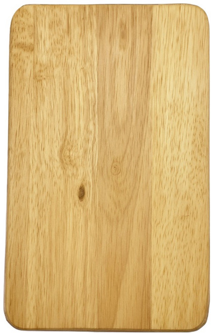 퀸스리빙 고무나무 사각 원목 도마, 우드, 1개